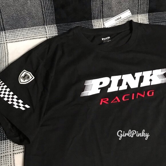victoria secret PINK RACING flare leggings & SHORT SLEEVE TEE IN ALL SIZES - Picture 3 of 11
